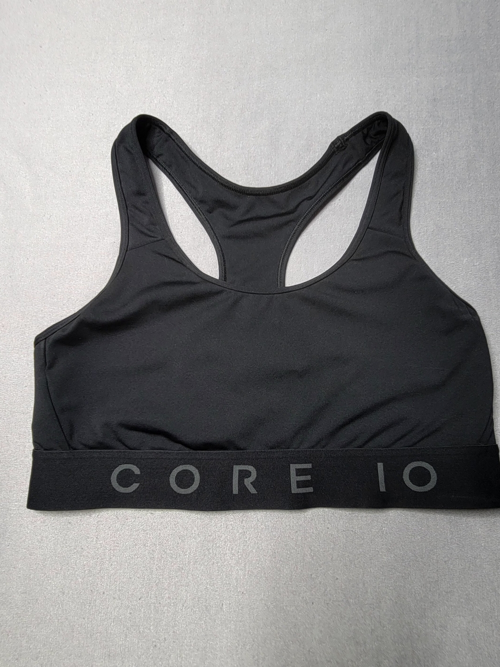 Core10 By Reebok Racerback Workout Sports Bra Color Black Size M
